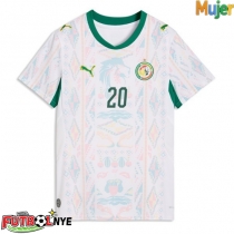 Camiseta Senegal Habib Diallo #20 Primera Equipación para mujer Mundial 2026 manga corta